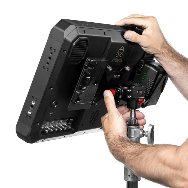 Shape Push Button VESA Monitor Mount for C-Stand & Baby Pin 