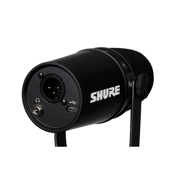 Shure MV7K XLR/USB Podcast Microphone Sort 