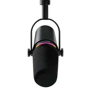 Shure MV7+ XLR/USB Podcast Microphone Sort
