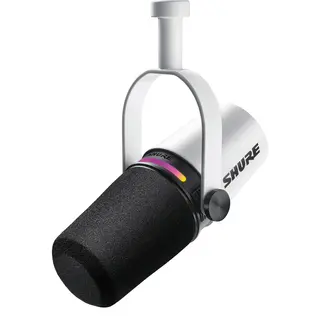 Shure MV7+ XLR/USB Podcast Microphone Hvit