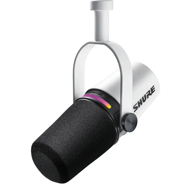 Shure MV7+ XLR/USB Podcast Microphone Hvit 