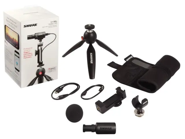 Shure MV88+ Video Kit Retningsstyrt mikrofon for SmartPhone 