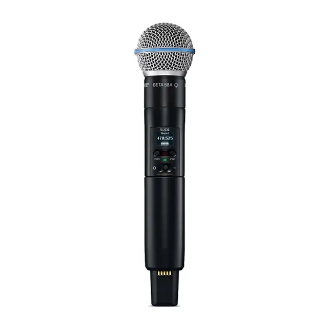 Shure SLXD SINGLE HH SYS Med Beta58A Mic (823-865MHz) 