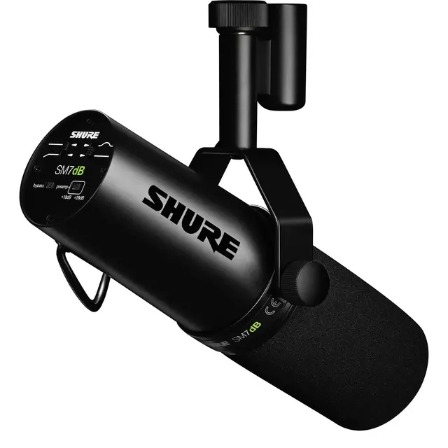 Shure SM7dB Active Cardioid Dynamic Mic Vokalmikrofon 