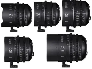 Sigma Cine Five Prime Lenses kit EF 20, 24, 35, 50, 85mm