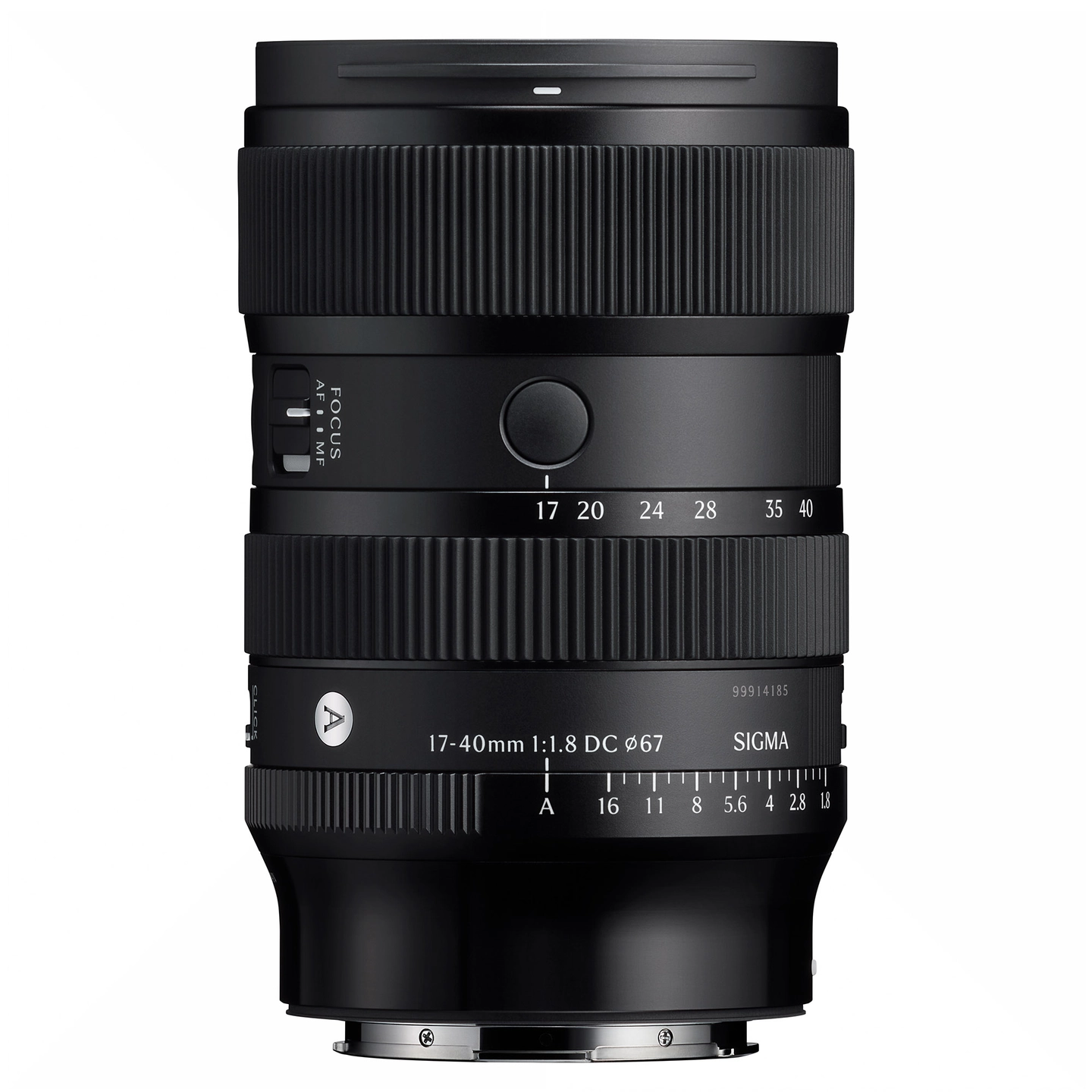 Sigma 17-40mm f/1.8 DC Art Sony E-Mount APS-C. Ø67mm