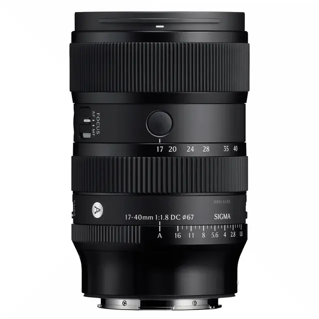 Sigma 17-40mm f/1.8 DC Art Canon RF-mount. APS-C 