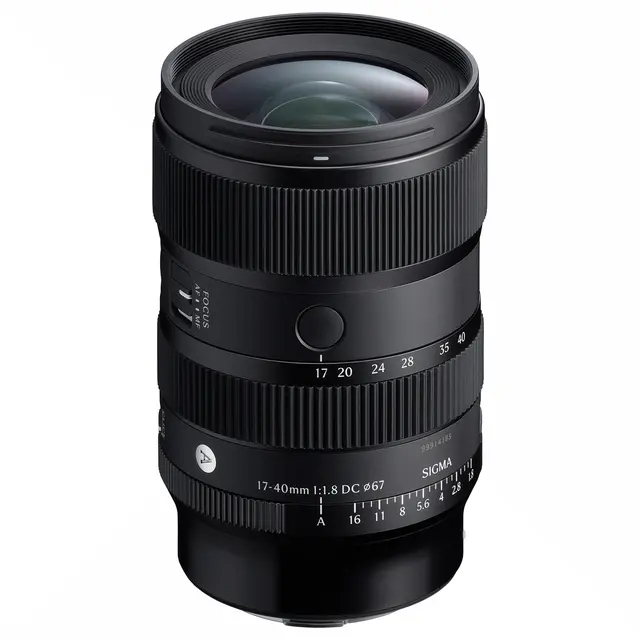 Sigma 17-40mm f/1.8 DC Art Canon RF-mount. APS-C 