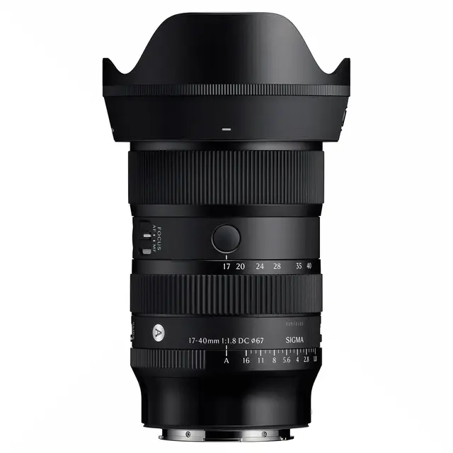 Sigma 17-40mm f/1.8 DC Art Canon RF-mount. APS-C 