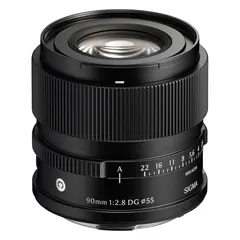 Sigma 90mm f/2.8 DG Contemporary Black L-Mount. Sort