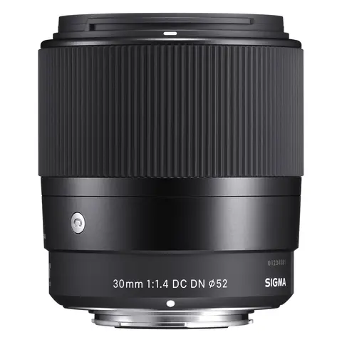 Sigma 30mm f/1.4 DC DN Contemporary Sony E-Mount APS-C. &#216;52mm