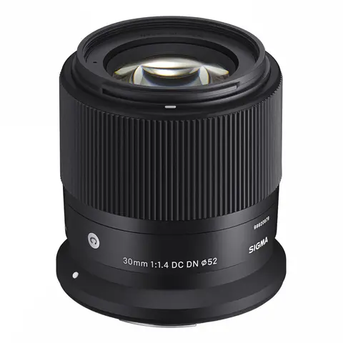 Sigma 30mm f/1.4 DC DN Contemporary For Canon RF (APS-C). &#216;52mm