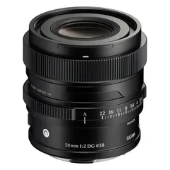 Sigma 50mm f/2 DG Contemporary Black L-Mount. Sort