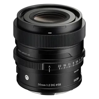 Sigma 50mm f/2 DG Contemporary Black Sony FE. Sort