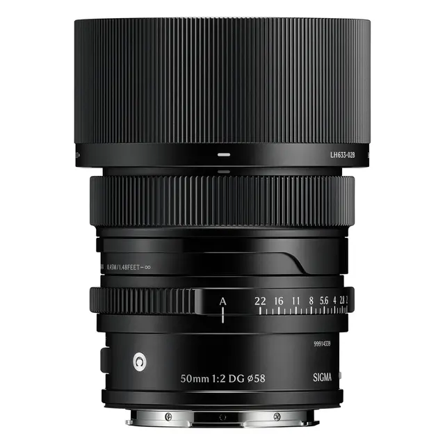Sigma 50mm f/2 DG Contemporary Black L-Mount. Sort 