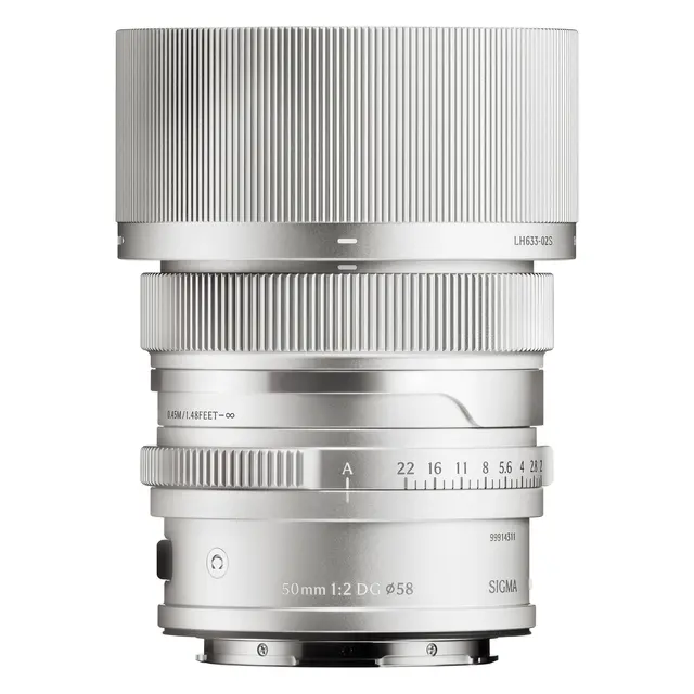 Sigma 50mm f/2 DG Contemporary Silver L-Mount. Sølv 