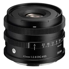 Sigma 45mm f/2.8 DG Contemporary Black L-Mount. Sort