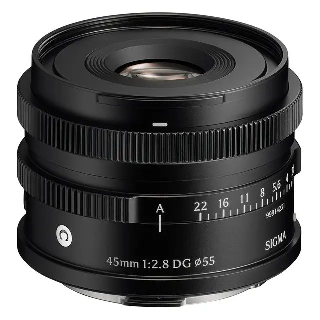 Sigma 45mm f/2.8 DG Contemporary Black L-Mount. Sort 