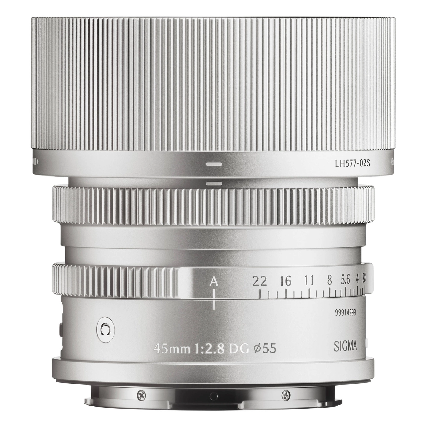 Sigma 45mm f/2.8 DG Contemporary Silver L-Mount. Sølv