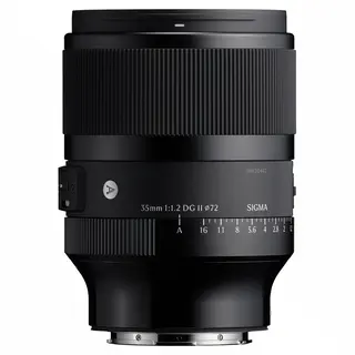 Sigma 35mm f/1.2 DG II Art Sony FE Sony E-Mount. &#216;72mm