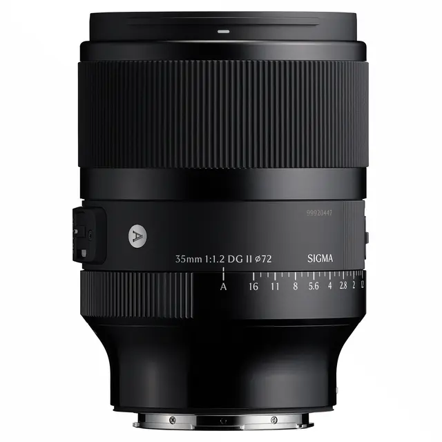 Sigma 35mm f/1.2 DG II Art Sony E-Mount. Ø72mm 