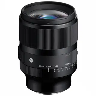 Sigma 35mm f/1.2 DG II Art Sony FE Sony E-Mount. &#216;72mm