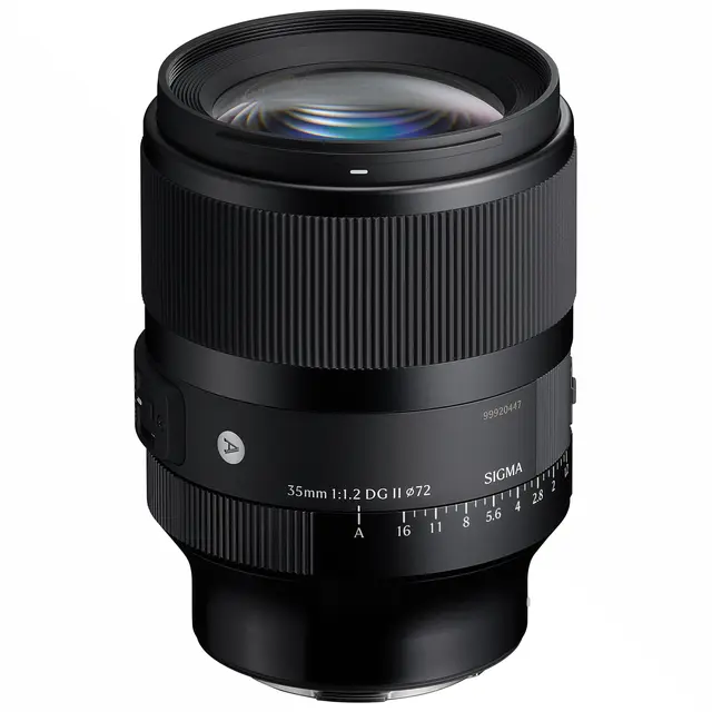 Sigma 35mm f/1.2 DG II Art Sony E-Mount. Ø72mm 