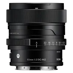 Sigma 65mm f/2 DG Contemporary Black L-Mount. Sort