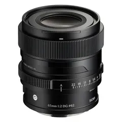 Sigma 65mm f/2 DG Contemporary Black L-Mount. Sort