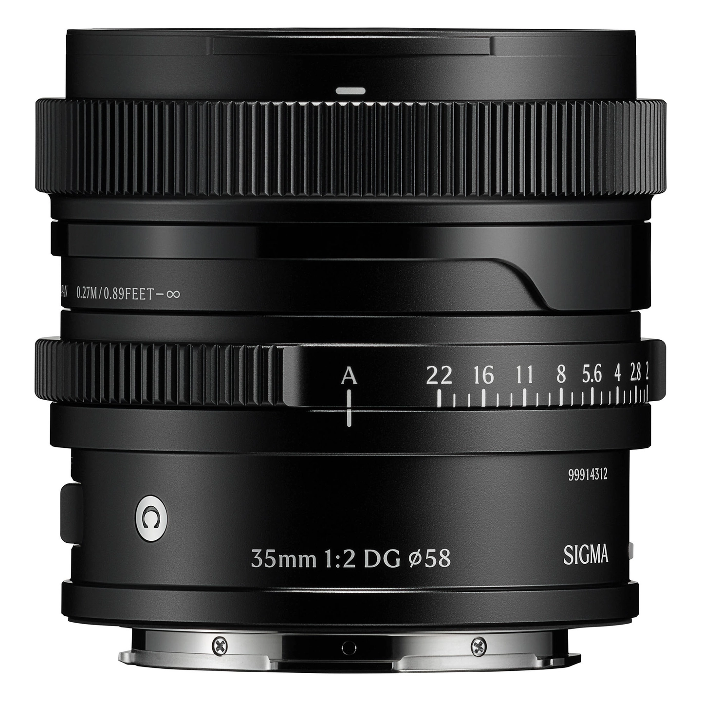 Sigma 35mm f/2 DG Contemporary Black Sony E-Mount Fullformat. Ø55mm