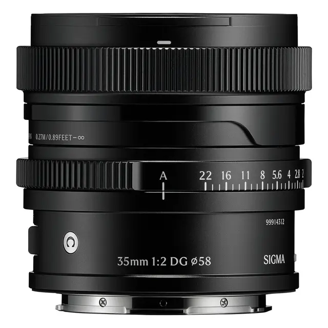 Sigma 35mm f/2 DG Contemporary Black L-Mount. Sort 