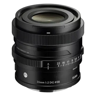 Sigma 35mm f/2 DG Contemporary Black Sony FE. Sort