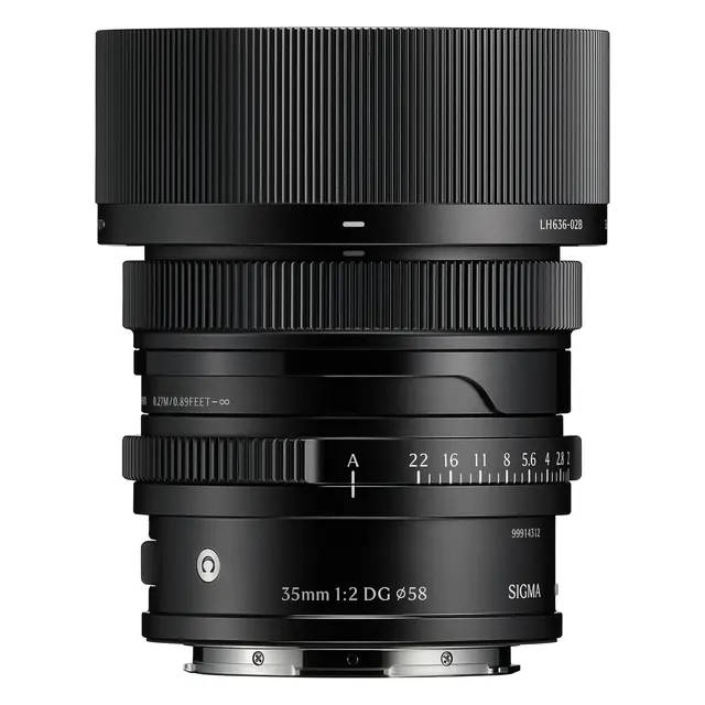 Sigma 35mm f/2 DG Contemporary Black L-Mount. Sort 