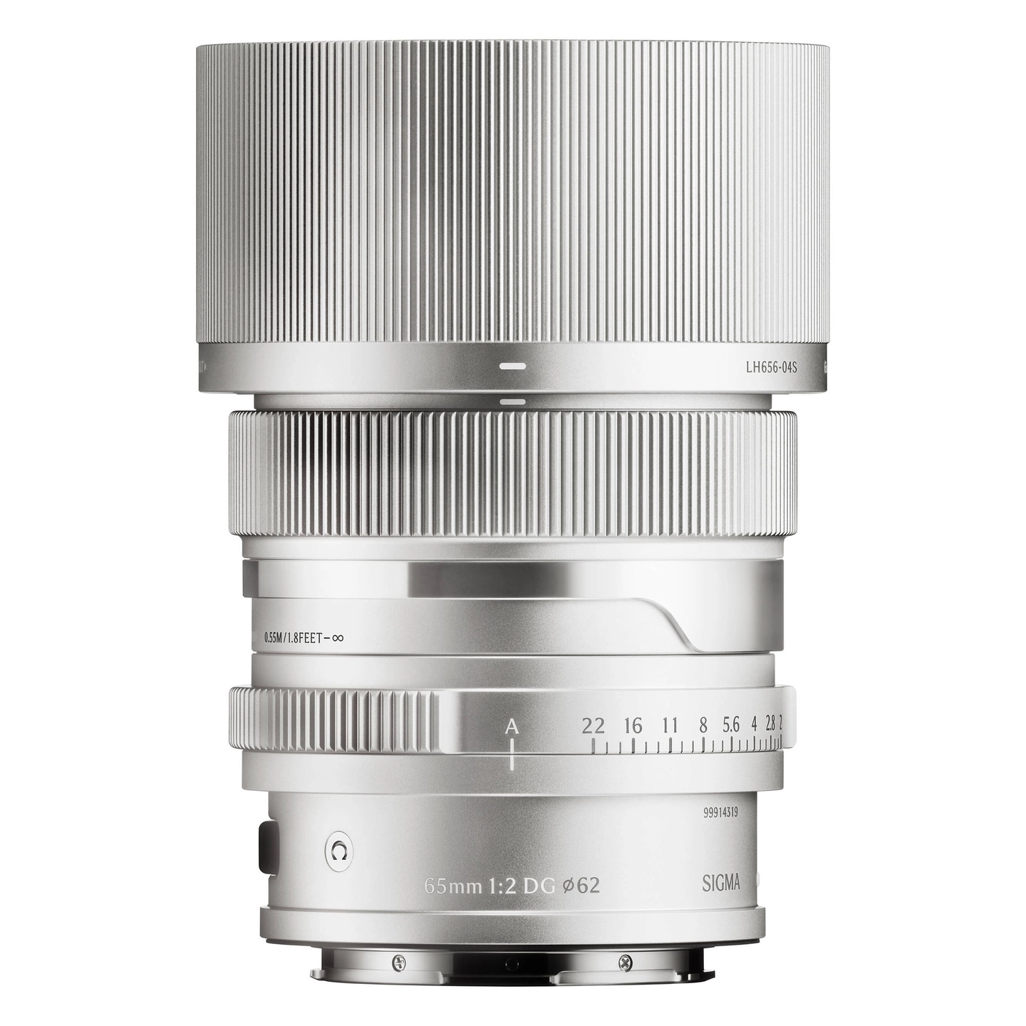 Sigma 65mm f/2 DG Contemporary Silver L-Mount. Sølv