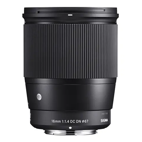 Sigma 16mm f/1.4 DC DN Contemporary E Sony E-Mount APS-C. &#216;67mm
