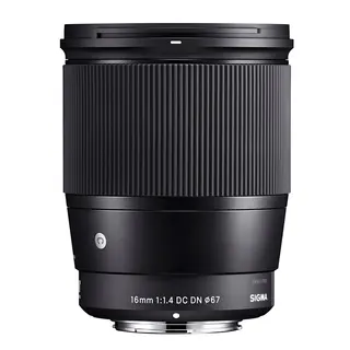 Sigma 16mm f/1.4 DC DN Contemporary Z for Nikon Z APS-C (DX) format