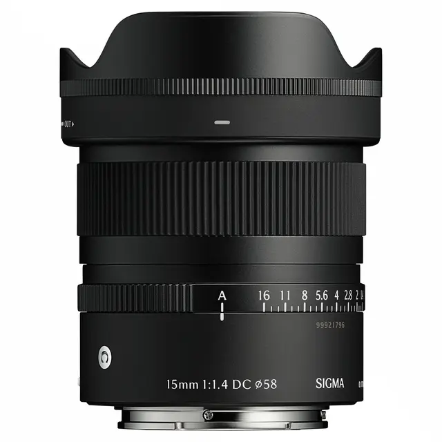 Sigma 15mm f/1.4 DC Contemporary E Sony E 
