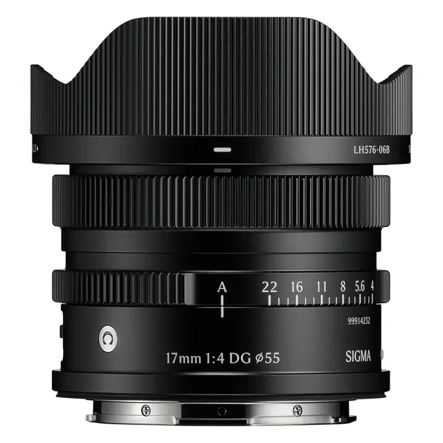 Sigma 17mm f/4 DG Contemporary Black Sony FE. Sort 