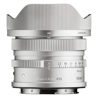 Sigma 17mm f/4 DG Contemporary Silver L-Mount. S&#248;lv