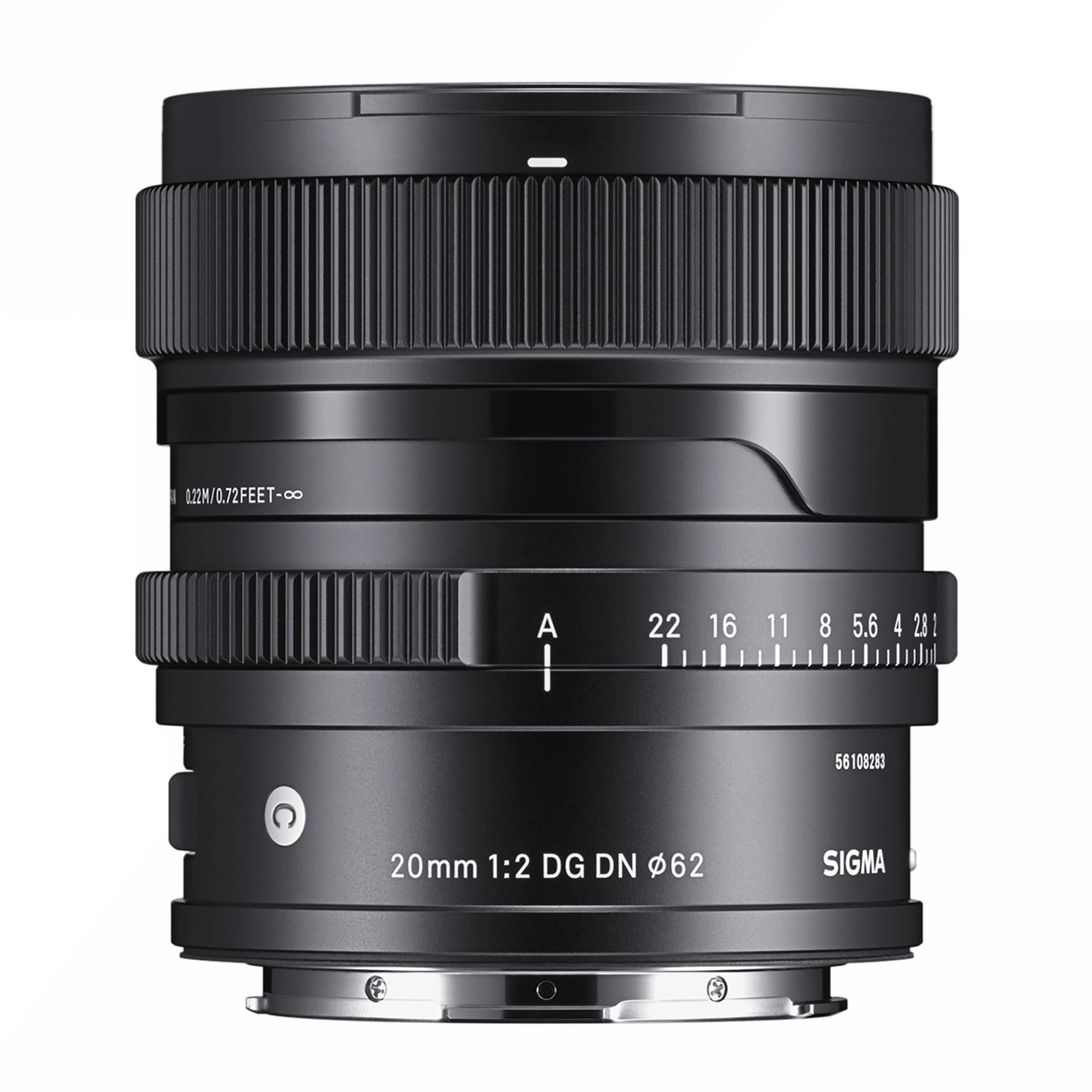Sigma 20mm f/2 DG DN Contemporary Sony E-Mount Fullformat. Ø62mm. I-Serie