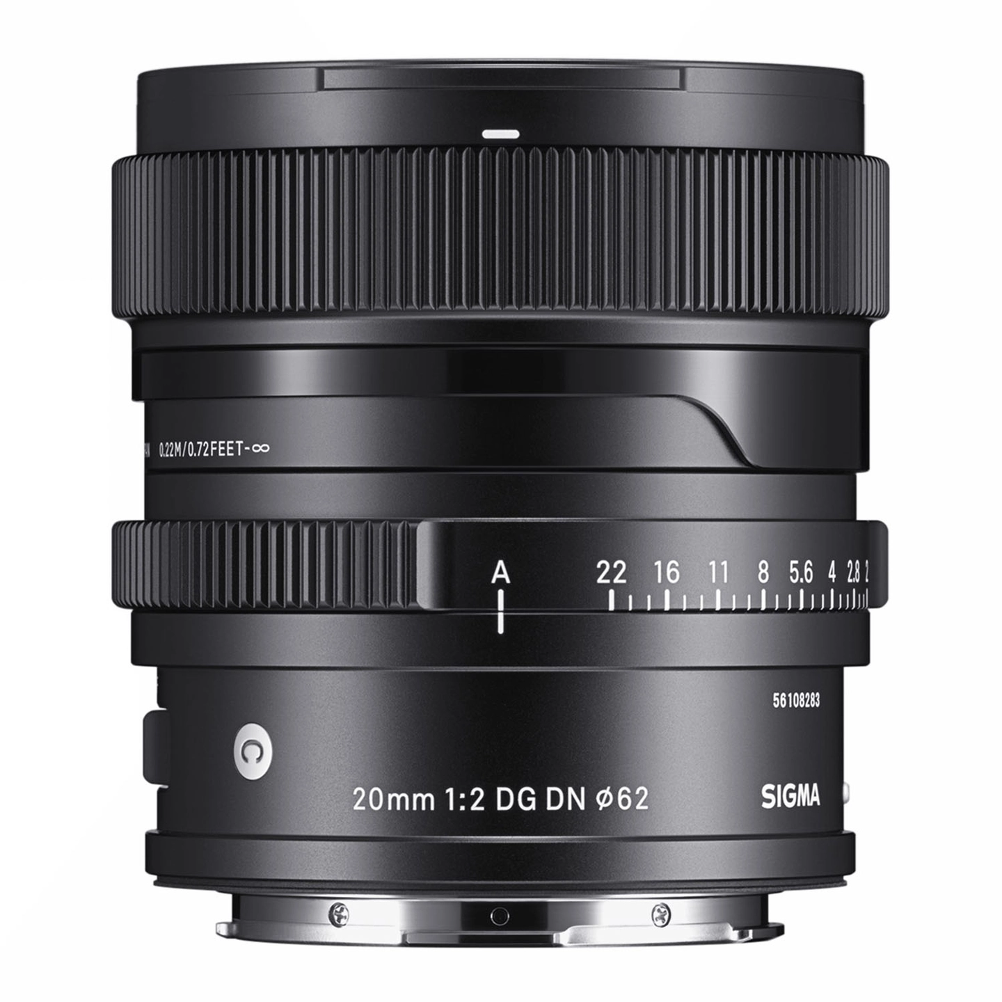 Sigma 20mm f/2 DG Contemporary Black Sony E-Mount Fullformat. Ø62mm