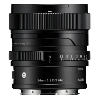 Sigma 24mm f/2 DG Contemporary Black Sony FE. Sort