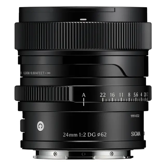 Sigma 24mm f/2 DG Contemporary Black Sony FE. Sort 
