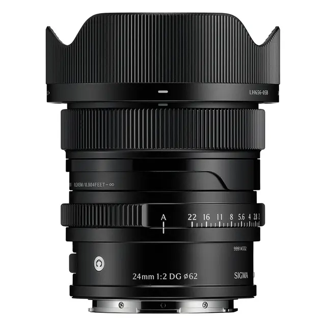Sigma 24mm f/2 DG Contemporary Black Sony FE. Sort 