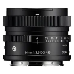 Sigma 24mm f/3.5 DG Contemporary Black Sony FE. Sort