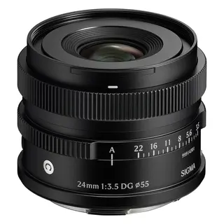 Sigma 24mm f/3.5 DG Contemporary Black Sony FE. Sort