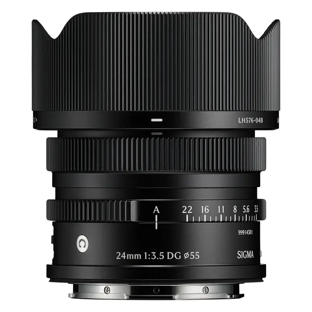 Sigma 24mm f/3.5 DG Contemporary Black Sony FE. Sort 