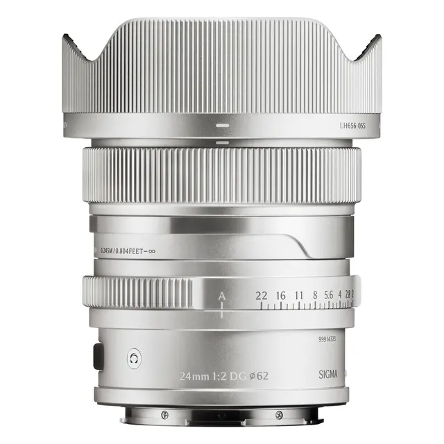 Sigma 24mm f/2 DG Contemporary Silver L-Mount. Sølv 