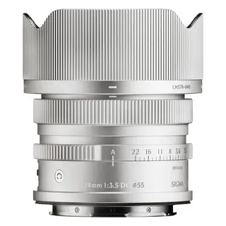 Sigma 24mm f/3.5 DG Contemporary Silver L-Mount. S&#248;lv