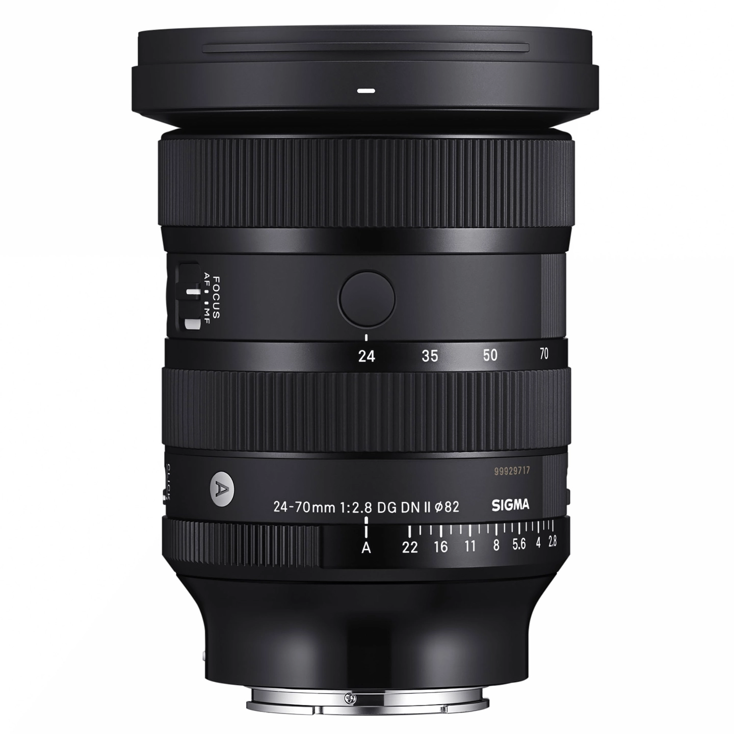 Sigma 24-70mm f/2.8 DG DN II Art Sony E-Mount Fullformat. Ø82mm